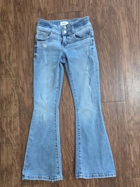 Buckle Girls Light Blue Flare Jeans